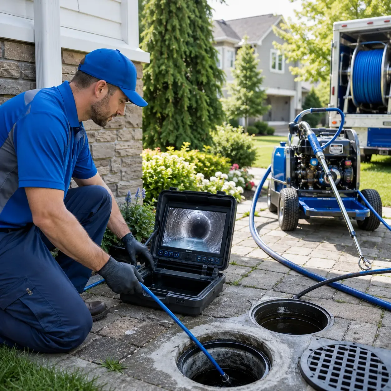 Outdoor drain cleaning professionals serving Saint Charles, IA